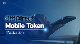 CitiDirect Mobile Token: Activation